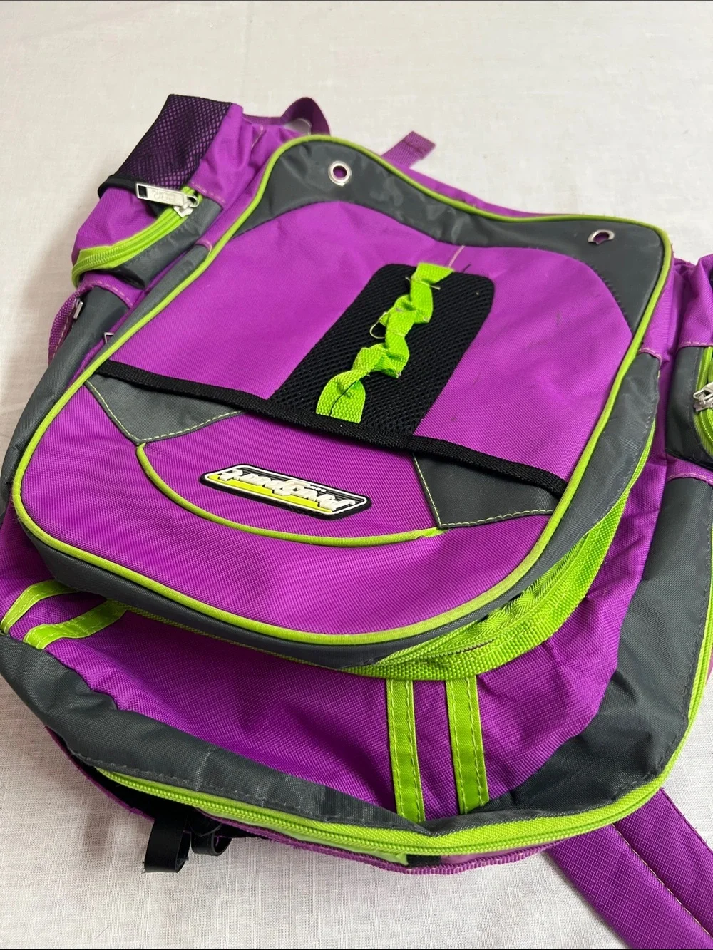 ProSport Purple Backpack with Lime Accents Bay meadow gulf atream